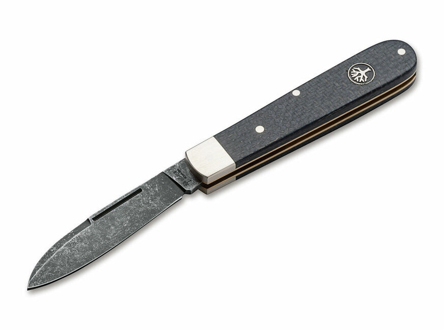 BÖKER® Barlow Prime žepni nož Jute 7 cm, črna Micarta