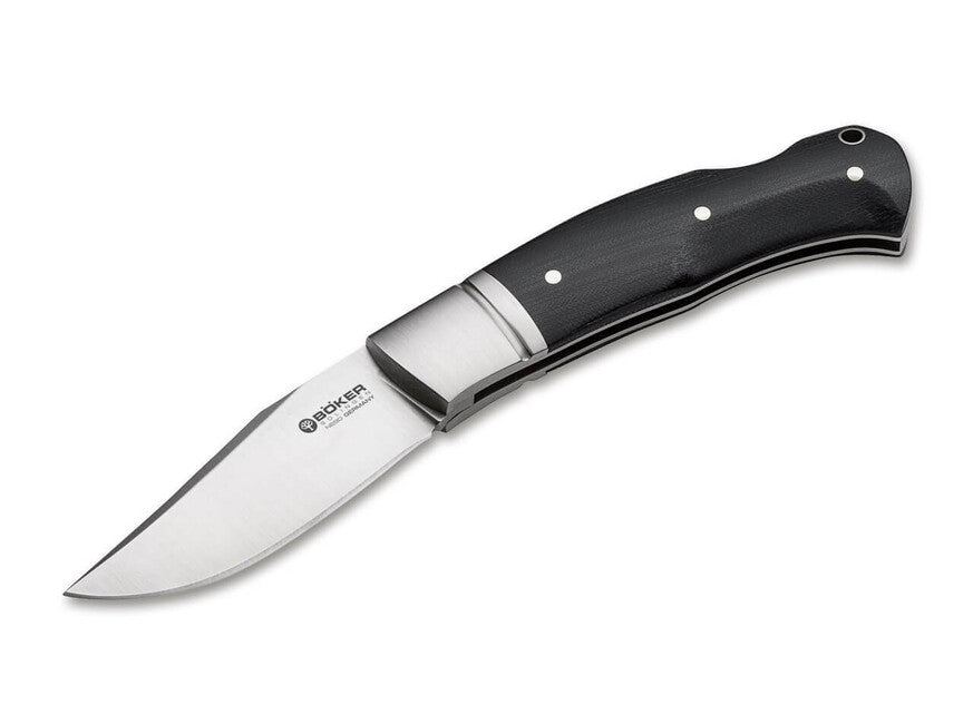 Böker Boxer žepni nož Micarta, 7,5 cm, črn