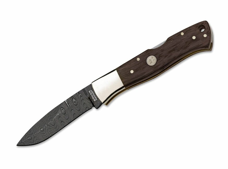 BÖKER® Mamba žepni nož damašek, hrast Bog, 8,2 cm