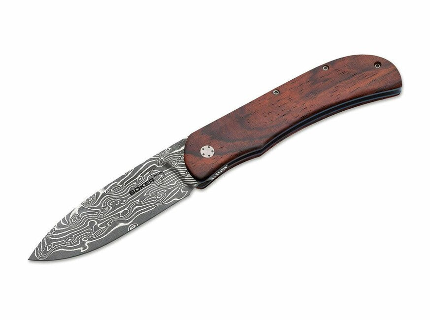 Böker Plus Exskelibur žepni nož, 9 cm, leseni