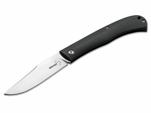 BÖKER® Slack žepni nož 8,2 cm, črn, G10