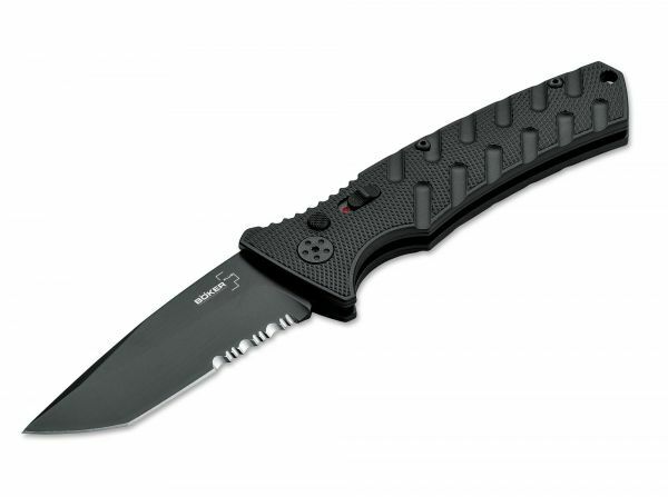 Böker Plus Strike Tanto funkcionalni nož, 8,5 cm, črn