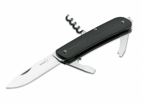 BÖKER® Tech Tool City 2 žepni večnamenski nož 7,1 cm, črna, G10