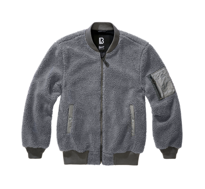 Brandit MA1 Sherpa Jacket, Anthracite