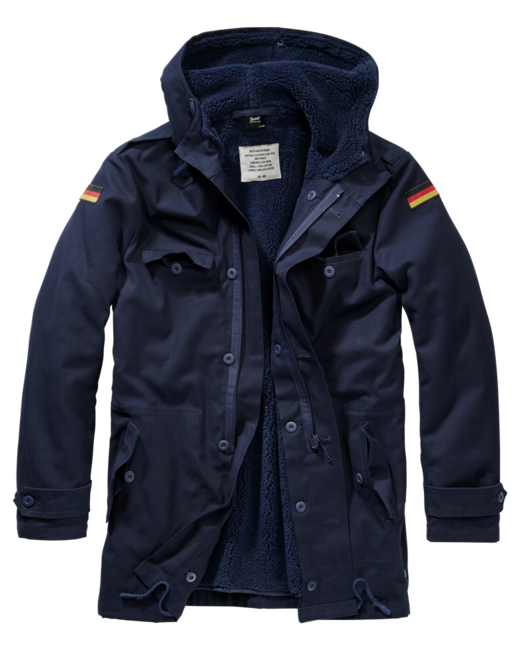 Brandit BW Parka s praporca, mornarsko modra