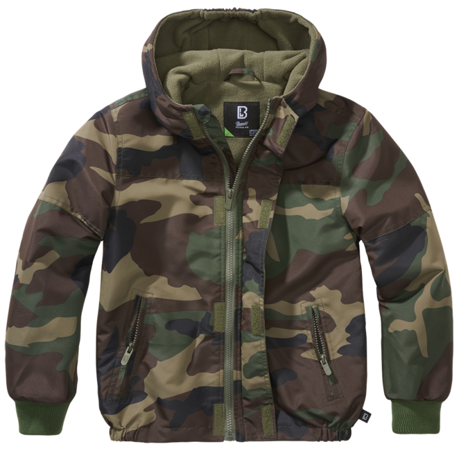 Brandit Frontzip Windbreaker otroška jakna, woodland