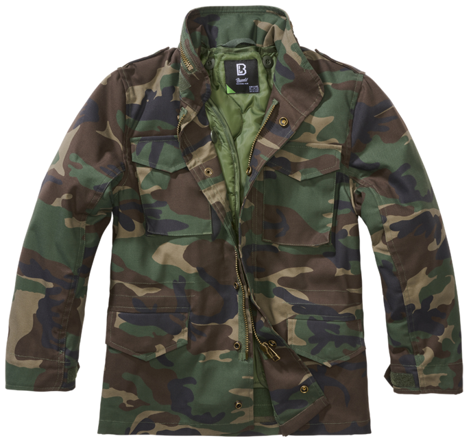 Brandit M65 Classic jakna otroška, Woodland