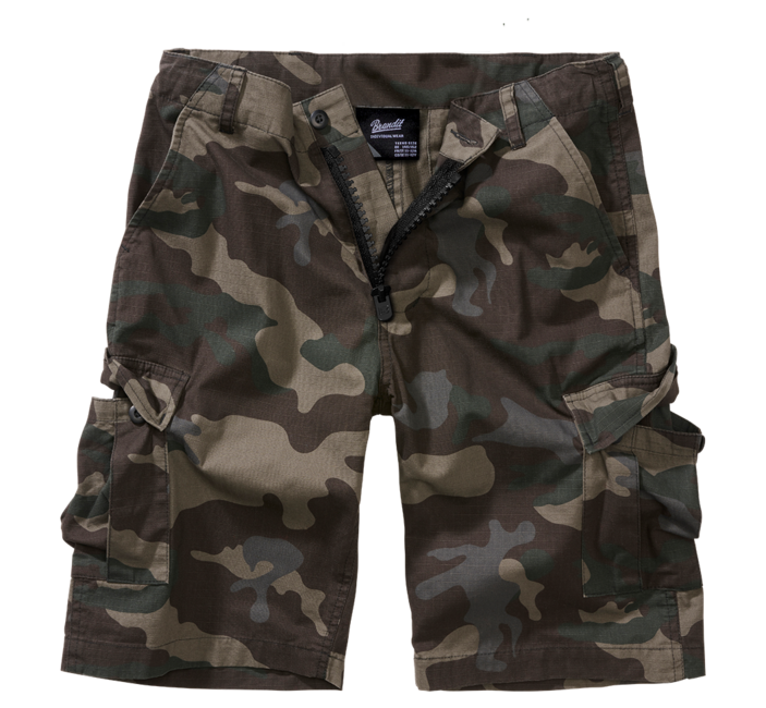 Brandit BDU Ripstop otroške kratke hlače, darkcamo