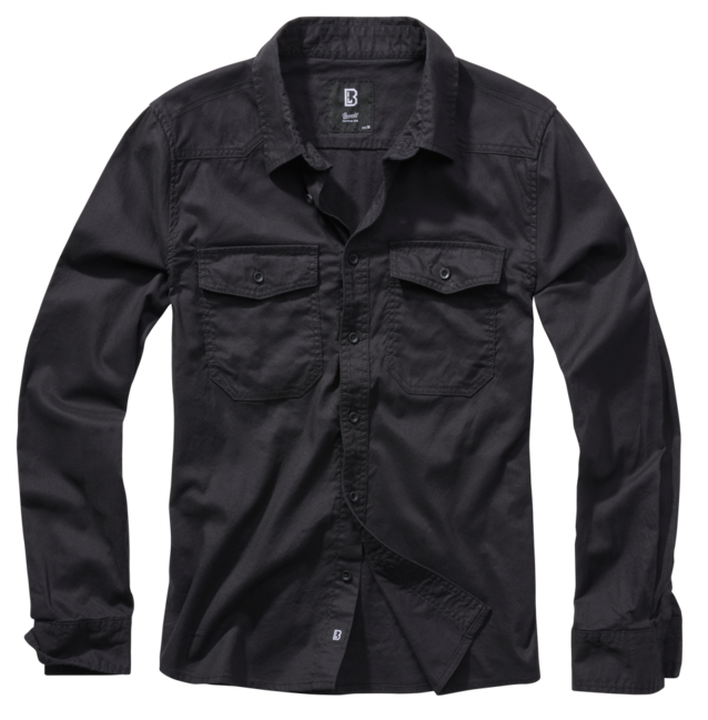 Brandit Flanellshirt srajca, črna
