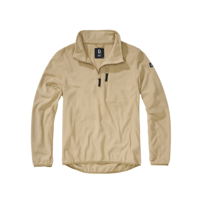 Brandit Fleece Troyer jakna, velbloudja