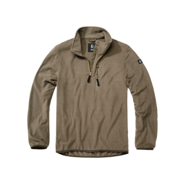 Brandit Fleece Troyer softshell jakna, olivno zelena
