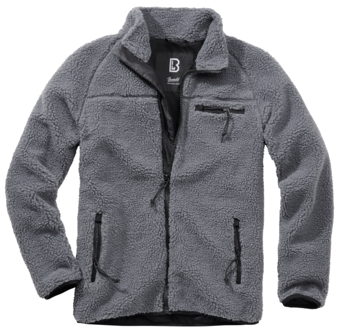 Brandit Teddyfleece softshell jakna, sive barve