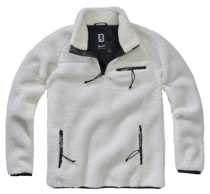 Brandit Teddyfleece Troyer softshell jakna, bela