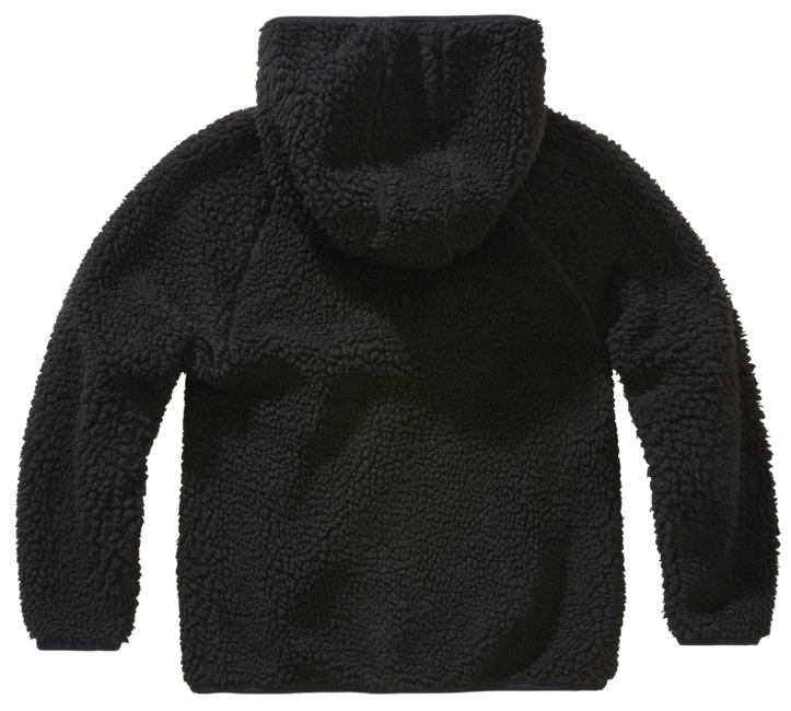 Brandit Teddy kids' fleece jacket, black