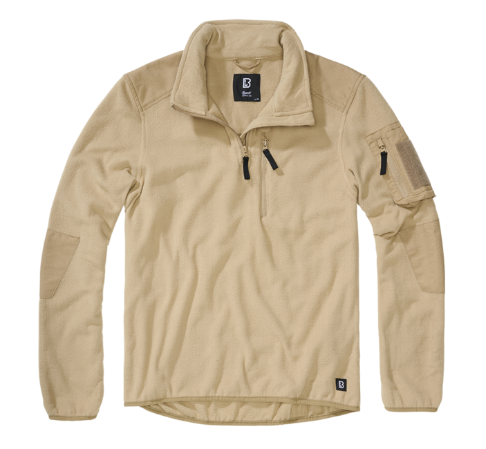 Brandit Ripstop Fleece Hoodie, Camel