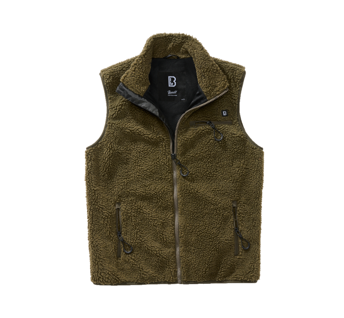 Brandit Teddyfleece telovnik flisasti, olivno zelen