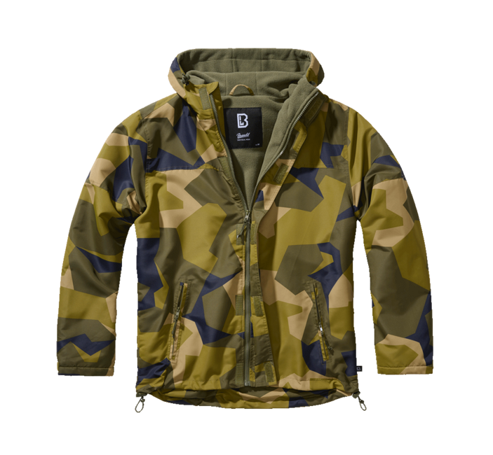 Brandit Frontzip Windbreaker softshell jakna, swedish camo