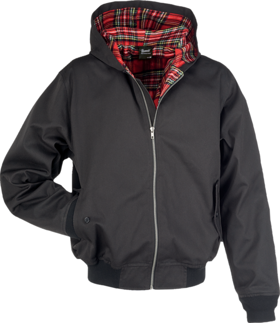 Brandit Lord Canterbury softshell jakna s kapuco, črna