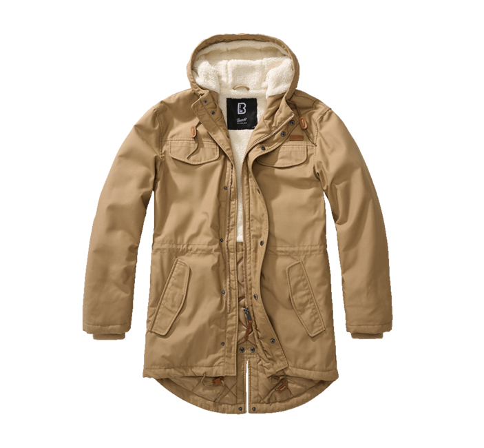 Brandit Marsh Lake teddyparka, kamelna