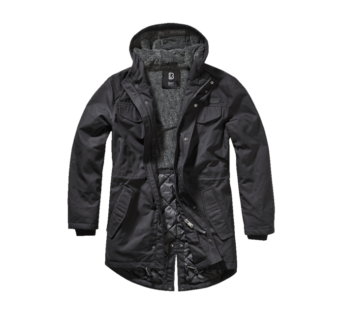 Brandit Marsh Lake Teddyparka, črna