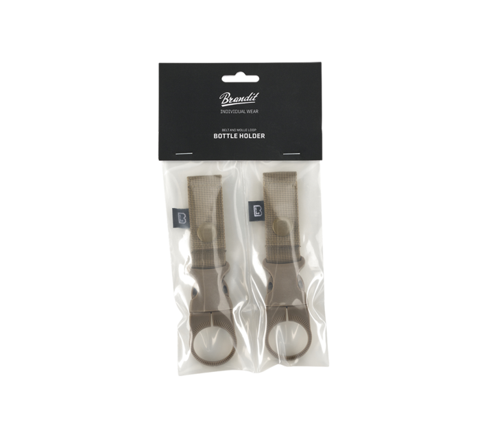 Brandit MOLLE Bottle Holder 2 Pack, Coyote