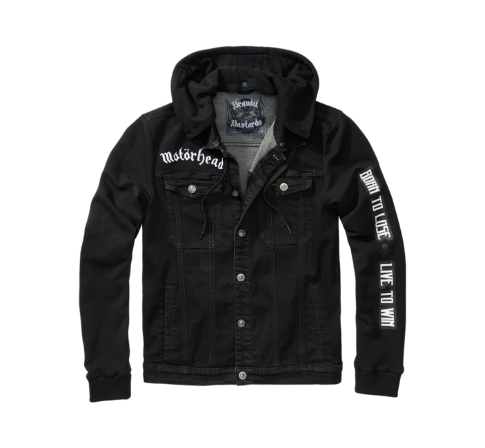 Brandit Motörhead Cradock denim jakna, črna-črna