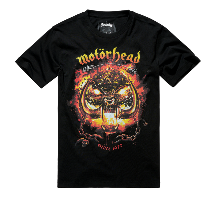 Brandit Motörhead majica Overkill, črna