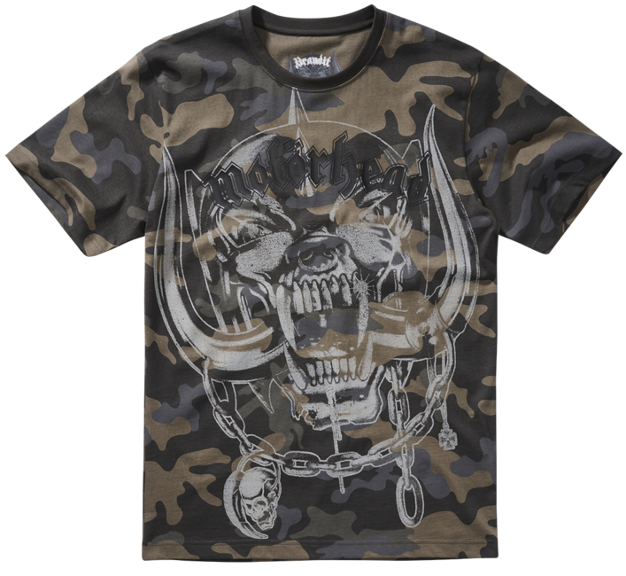 Brandit Motörhead Warpig Print majica, temno kamuflaža