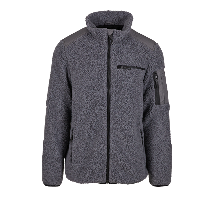 Brandit Ramble softshell jakna flisasti moški Teddyfleece, antracitna