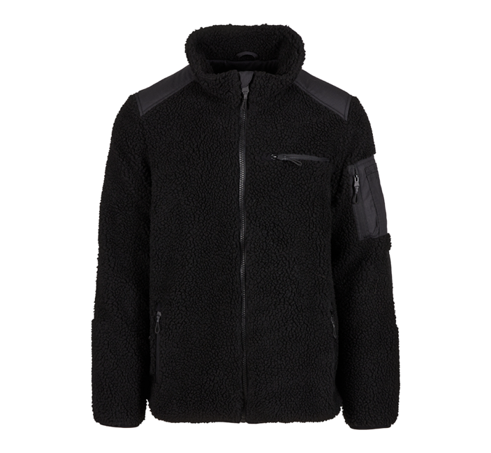 Brandit Ramble moška flisasta jakna Teddyfleece, črna