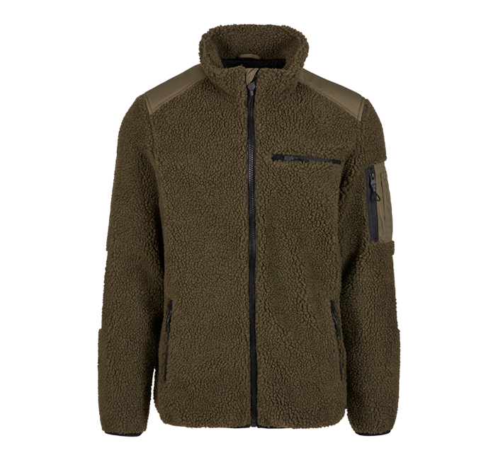 Brandit Ramble softshell jakna flisasti moški Teddyfleece, olivno zelena