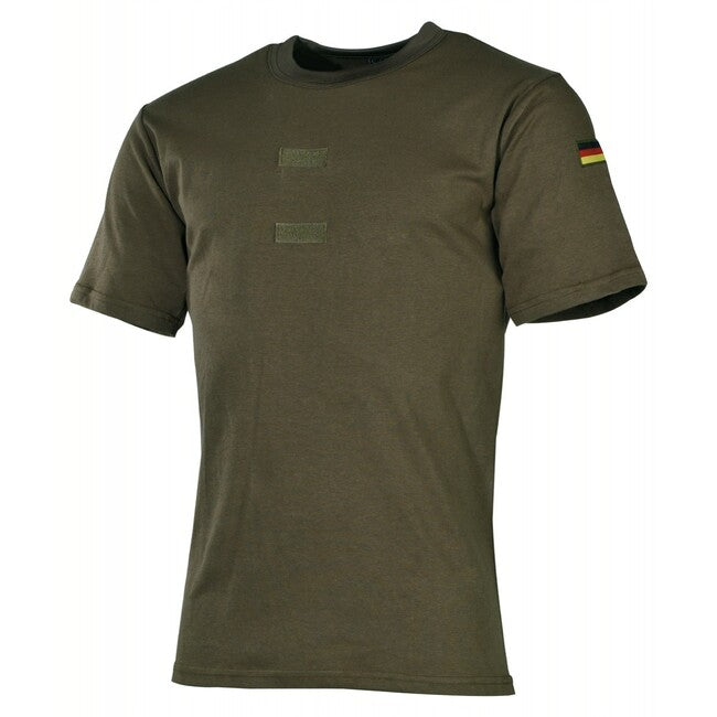 MFH BW Tropical spodnja majica s nacionalnimi znaki, OD green