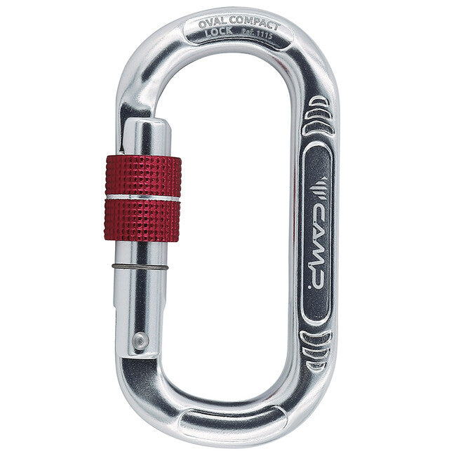 CAMP Oval Compact Lock ovalna vponka s skrutkovalno zavarovalko zaklenjača