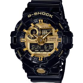 Casio G-Shock GA-710GB-1AER ura, črna/zlata