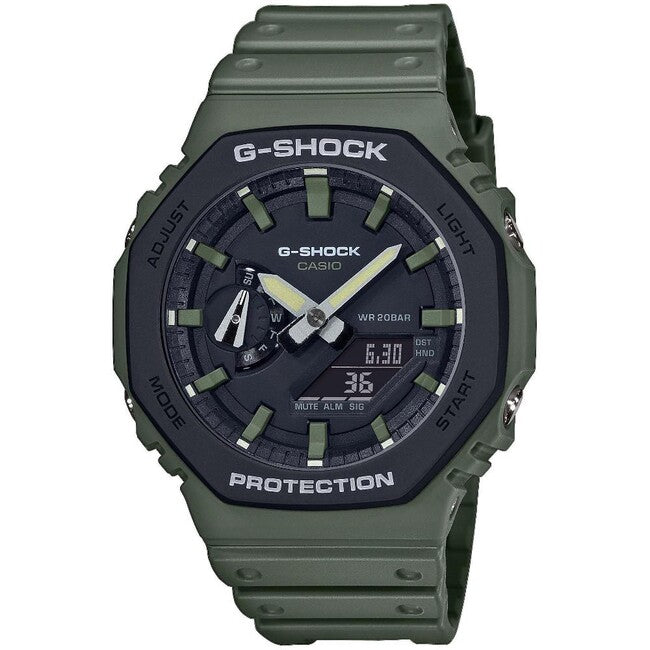 Casio G-Shock GA-2110SU-3AER ura, črna/zelena