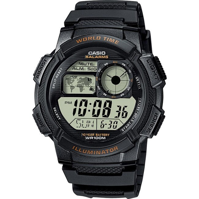 Casio AE-1000W-1AVEF ura, črna