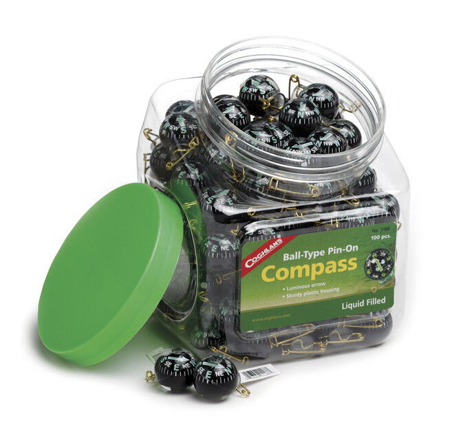 Coghlans CL Pripenjalni kompas, set s 100 kosi
