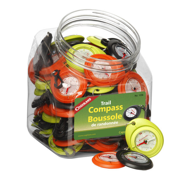 Coghlans CL Trail Compass Zipper Pull for Backpacks 90 pcs