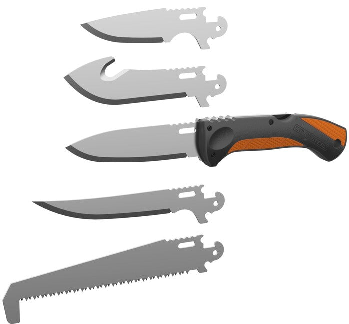 Cold Steel CLICK N CUT HUNTING FIELD KIT nož s fiksnim rezilom s tokom