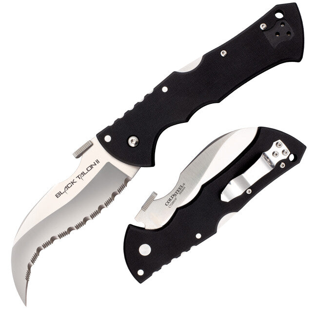 Cold Steel Black Talon 2 Serrated Folding Knife