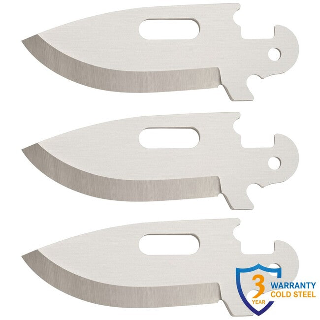 Cold Steel Click N Cut preklopni nož (3-balenie z Drop Pt. Blades)