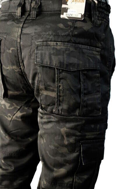 Loshan Ragnar hlače vzorec moški, dark camo
