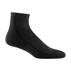 Darn Tough Hiker 1/4 Midweight Cushion Hiking Socks, Onyx Black