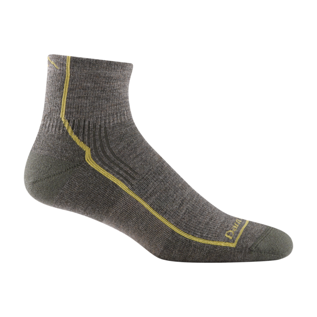 Darn Tough Hiker 1/4 Midweight Cushion Hiking Socks, Taupe