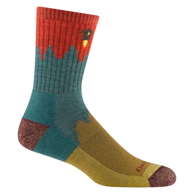 Darn Tough Number 2 Micro Crew Midweight Cushioned Socks, Teal