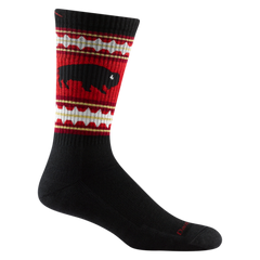 Darn Tough VanGrizzle Boot Midweight Cushion Hiking Socks, Black