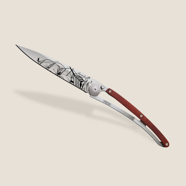 Deejo Tattoo Corsair preklopni nož coralwood