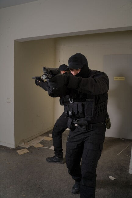Pentagon Police pas moški 5cm, črn