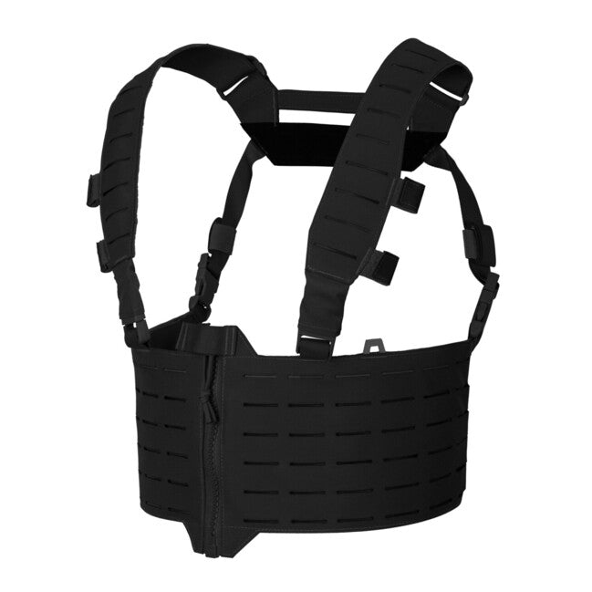 Direct Action® WARWICK telovnik Zip Front, črn