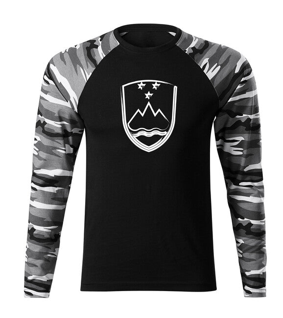 DRAGOWA Fit-T majica z dolgimi rokavi, slovenski znak